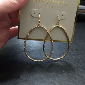 Spring Street gold tone earrings